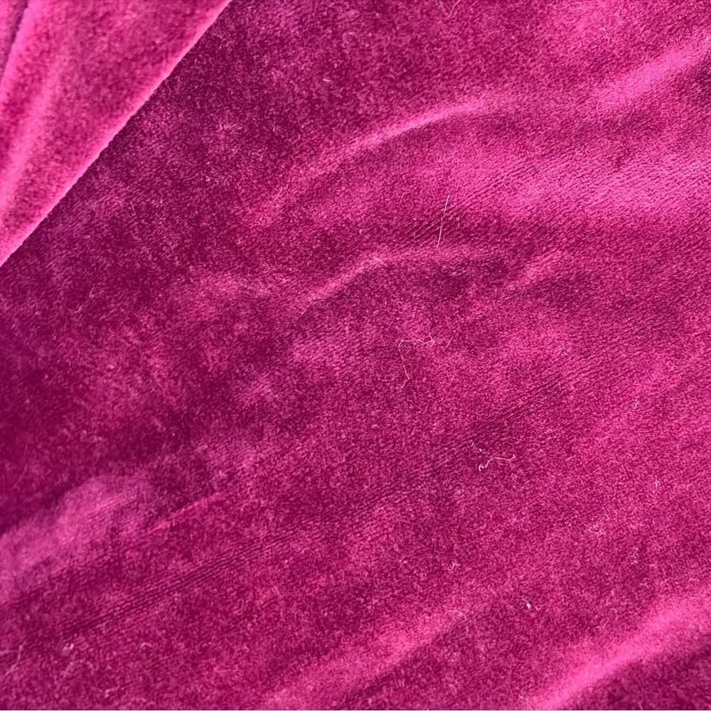 Karen Scott Rich Burgundy Velour Lounge/Track set - Picture 14 of 14